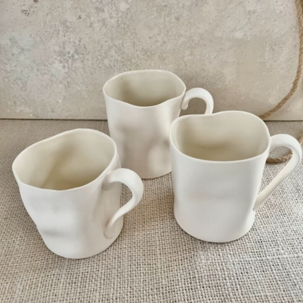 Tasse Savour mit Untersetzer | weiß